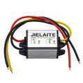 JIELAITE LK1253 15W Aluminum Alloy Intelligent Protection Waterproof Car Power Converter, 12V to 3V/3A, 12V to 3.3V/3A, 12V to 3.7V/3A, 12V to 4.2V/3A, 12V to 5V/3A, 12V to 6V/3A, 12V to 7.5V/3A, 12V to 9V/2A