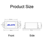JIELAITE LK1253 15W Aluminum Alloy Intelligent Protection Waterproof Car Power Converter, 12V to 3V/3A, 12V to 3.3V/3A, 12V to 3.7V/3A, 12V to 4.2V/3A, 12V to 5V/3A, 12V to 6V/3A, 12V to 7.5V/3A, 12V to 9V/2A