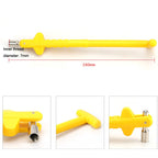 Valve Puller Vacuum Valve Installation Vacuum Valve Replacement Puller Tire Repair Tool Color Random Delivery, 3pcs Color Random Delivery