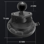 Car Windshield Dashboard Phone Holder Ball Head Suction Cup Base, 998123