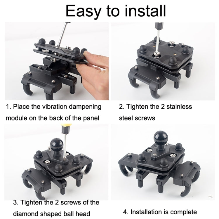 Battery Car Bicycle Cycling Navigation Silicone Shock Absorption Holder, Shock Absorption Holder