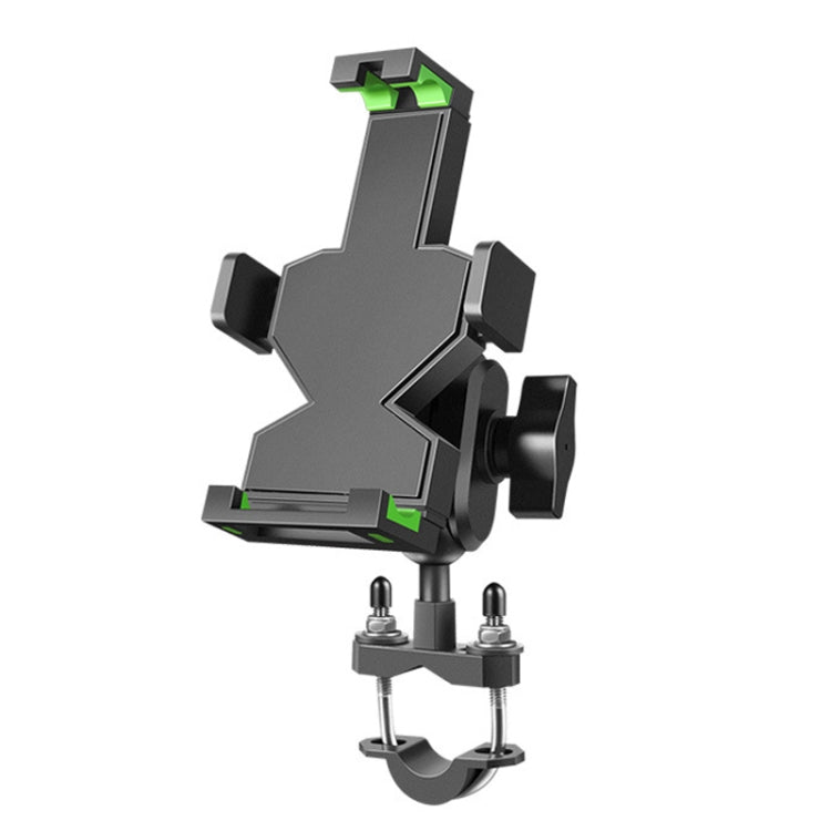 A04 Metal Motorcycle Mobile Phone Navigation Bracket Bicycle Frame Multifunctional Car Fixed Clamp, A04 U Car Handlebar Model, A04 Rearview Mirror Model, A04 M10 Ball Header Installation Model, A04 M8 Ball Header Installation Model