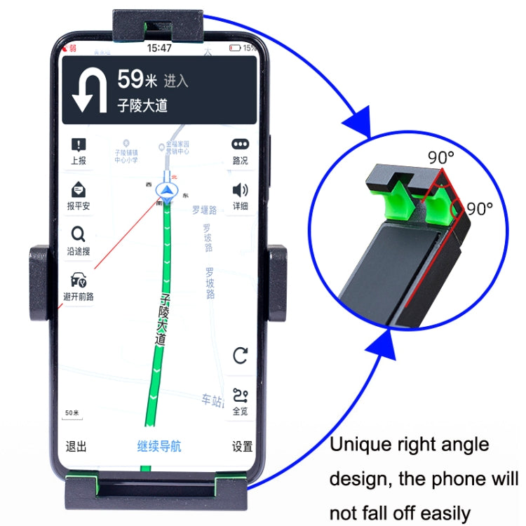 A04 Metal Motorcycle Mobile Phone Navigation Bracket Bicycle Frame Multifunctional Car Fixed Clamp, A04 U Car Handlebar Model, A04 Rearview Mirror Model, A04 M10 Ball Header Installation Model, A04 M8 Ball Header Installation Model
