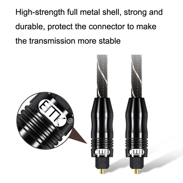 EMK Digital Optical Fiber Audio Cable Amplifier Audio Line, Length, 1m, 1.5m, 1.8m, 2m, 3m, 5m, 8m, 10m, 15m, 20m, 30m