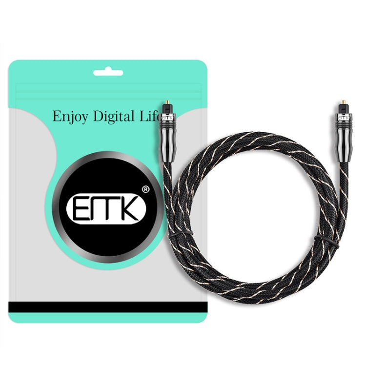 EMK Digital Optical Fiber Audio Cable Amplifier Audio Line, Length, 1m, 1.5m, 1.8m, 2m, 3m, 5m, 8m, 10m, 15m, 20m, 30m