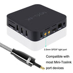EMK QH4.0 Mini Toslink 3.5mm Interface SPDIF Audio Fiber Optical, Length:, 1m, 1.5m, 2m, 3m, 5m, 8m, 10m, 15m