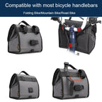 Rhinowalk RK9106 Foldable Outdoor Cycling Handlebar Bag Multifunctional Bike Bag, Full Black, Green, Gray