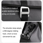 Rhinowalk RK9106 Foldable Outdoor Cycling Handlebar Bag Multifunctional Bike Bag, Full Black, Green, Gray