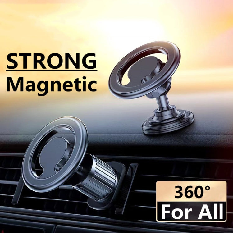 D19 Car Magnetic Mobile Phone Holder Rotatable Metal Navigation Bracket, Spec:, D19 Air Outlet (Black), D19 Extended (Black), D19 Extended (Silver), D19 Seat (Black), D19 Seat (Silver), D19 Sticker (Black), D19 Sticker (Silver), D19 Air Outlet (Silver)