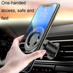 D19 Car Magnetic Mobile Phone Holder Rotatable Metal Navigation Bracket, Spec:, D19 Air Outlet (Black), D19 Extended (Black), D19 Extended (Silver), D19 Seat (Black), D19 Seat (Silver), D19 Sticker (Black), D19 Sticker (Silver), D19 Air Outlet (Silver)