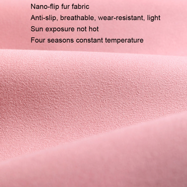 Flip-fur Car Cushion Breathable Ventilation Cushion for Four Seasons, Style:, Long Rear Cushion, Front Cushion