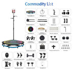 Square 360 Photo Booth Electric Rotating Small Stage For Parties and Weddings, 60cm, 70cm, 80cm
