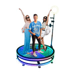 360 Photo Booth Electric Rotating Small Stage For Parties and Weddings, 80cm, 100cm, 115cm