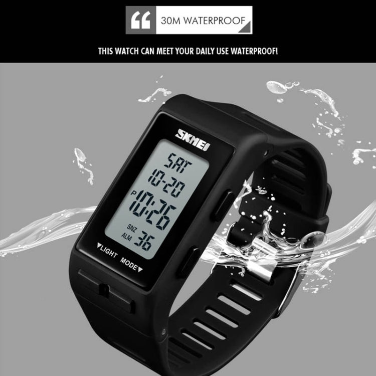 SKMEI 1362 Sports Electronic Watch Fashion Waterproof Countdown Children LED Watch, 1362(White), 1362(Red), 1362(Blue), 1362(Black), 1362(Grey), 1362(Army Green)