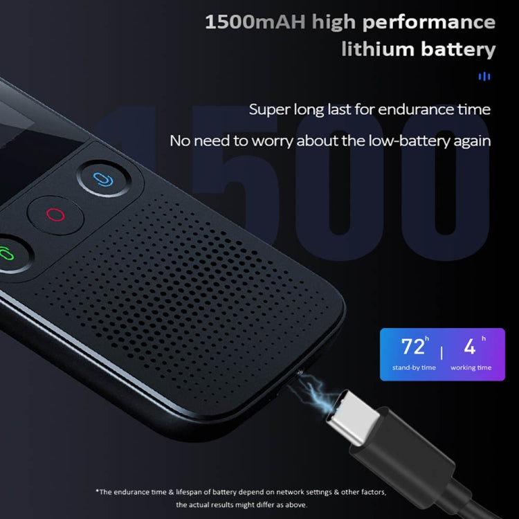 T10Pro Wifi Artificial Intelligence Photo / Recording Translating Machine Supports 138 Languages, T10Pro White, T10Pro Black