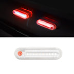 Motorcycle Electric Car Anti-Rear Collision Solar Strobe Warning Light, Red Light, Blue Light, Colorful Light, Bright Colorful Light