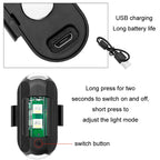 Vibration Remote Control Induction Motorcycle Wireless Strong Magnetic Warning Flash Light, 1 Light +1 RC, 2 Light +1 RC, 4 Light +1 RC