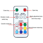 Vibration Remote Control Induction Motorcycle Wireless Strong Magnetic Warning Flash Light, 1 Light +1 RC, 2 Light +1 RC, 4 Light +1 RC