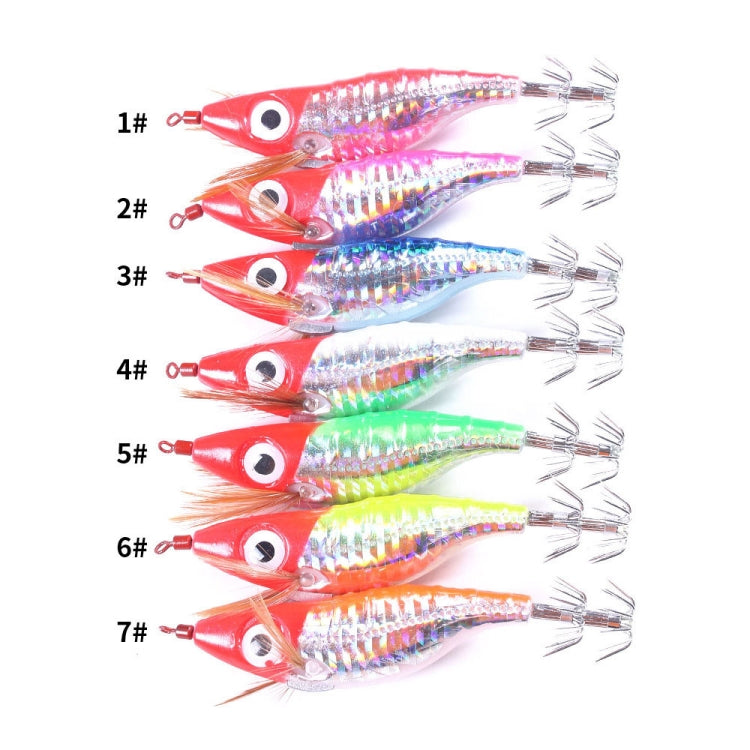 HENGJIA SJ023 Luminous Horizontal Shrimp Squid Hook Bionic Bait, SJ023 (1), SJ023 (2), SJ023 (3), SJ023 (4), SJ023 (5), SJ023 (6), SJ023 (7)