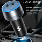 IBD355-2C Dual PD Smart Car Phone Charger With LED Light, Spec:, 60W, 90W
