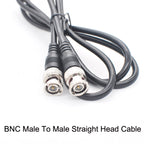 BNC Male To Male Straight Head Cable Coaxial Cable Video Jumper, Length:, 0.5m, 1m, 1.5m, 2m, 3m, 5m, 10m