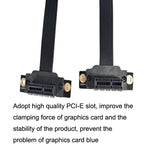 PCI-E 3.0 1X 90 Degrees Graphics Card / Wireless Network Card Extension Cable, Cable Length:, 5cm, 10cm, 15cm, 20cm, 25cm, 30cm, 40cm, 50cm