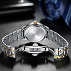 BINBONG B5552 Luminous Multifunctional Business Calendar Quartz Watch