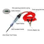 3-70V Automotive Circuit Testing Electric Pen Repair Tool, B Spring Cable, D Black Cable