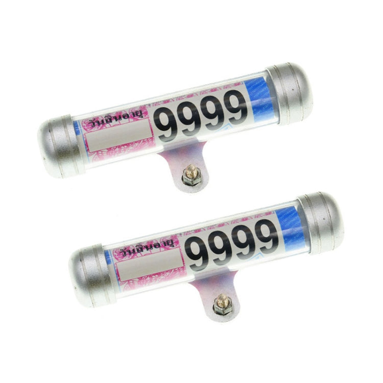 TF-2224 2pcs Multifunctional Waterproof Motorcycle Tax Bill Collection Tube, TF-2224(Silver), TF-2224(Red), TF-2224(Blue), TF-2224(Gold), TF-2224(Black)