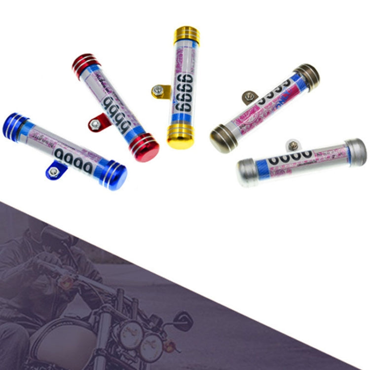TF-2224 2pcs Multifunctional Waterproof Motorcycle Tax Bill Collection Tube, TF-2224(Silver), TF-2224(Red), TF-2224(Blue), TF-2224(Gold), TF-2224(Black)