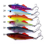HENGJIA VI032 Full Swimming Layer VIB Fake Bait Plastic Fish Bait, VI032 (1), VI032 (2), VI032 (3), VI032 (4), VI032 (5), VI032 (6)