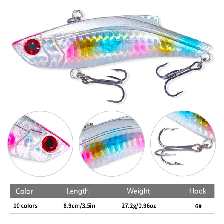 HENGJIA VI025 Submerged Trembling Swimming VIB Lure Plastic Fake Bait, VI025 (1), VI025 (2), VI025 (3), VI025 (4), VI025 (5), VI025 (6), VI025 (7), VI025 (8), VI025 (9), VI025 (10)