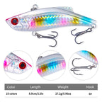 HENGJIA VI025 Submerged Trembling Swimming VIB Lure Plastic Fake Bait, VI025 (1), VI025 (2), VI025 (3), VI025 (4), VI025 (5), VI025 (6), VI025 (7), VI025 (8), VI025 (9), VI025 (10)