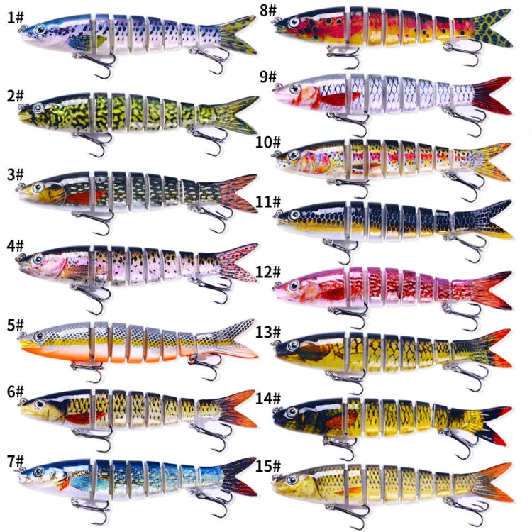 HENGJIA JM063 Multi-Section Fake Bait 8 Section Sinker Lures, JM063 (11), JM063 (1), JM063 (12), JM063 (2), JM063 (13), JM063 (3), JM063 (14), JM063 (4), JM063 (15), JM063 (5), JM063 (16), JM063 (6), JM063 (7), JM063 (8), JM063 (9), JM063 (10)