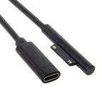 Type-C / USB-C Mother Rotary Seeder Tablet Power Charging Cable For Microsoft Surface Pro 5 / 6, for Microsoft Surface Pro 5 / 6