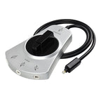 3 In 1 Out Switch Manually Switching Digital Audio Fiber Optic Switch With Cable, Rich Gold