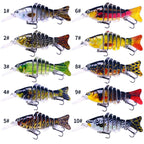 HENGJIA JM065 12cm Luya Fishing Gear Bait Multi-Section Fish Sinking Lure, JM065 (1), JM065 (2), JM065 (3), JM065 (4), JM065 (5), JM065 (6), JM065 (7), JM065 (8), JM065 (9), JM065 (10)