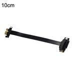 PCI-E 3.0 1X 180-degree Graphics Card Wireless Network Card Adapter Block Extension Cable, Length:, 10cm, 15cm, 20cm, 25cm, 30cm, 40cm, 50cm