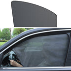 Car Sunshade Magnetic Iron Reflective Mesh Gauze Sunscreen Heat Insulation Sunshade Baffle, Front Window Driving, Front Window Co-driving, Rear Window Square
