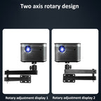 Wall-mounted Projector Bracket Foldable Telescopic Arm Wall Stand, Projector Bracket