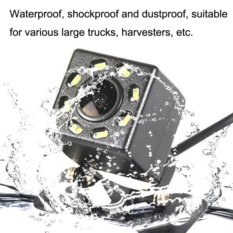 R0003 LED Fill Light External Reversing Video Camera HD Night Vision CCD Car Camera, 8 LED Lamp P System, 8 LED Lamp N System, 12 LED Lamp P System, 12 LED Lamp N System
