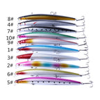 HENGJIA MI101 18cm 26g Long-distance Casting Sea Fishing Fake Lures Minnow Baits, MI101 (5), MI101 (1), MI101 (2), MI101 (3), MI101 (4), MI101 (6), MI101 (7), MI101 (8), MI101 (9), MI101 (10), MI101 (10 Colors)