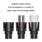 2 in 1 Car Center Console Water Cup Holder Multi-purpose Storage Box