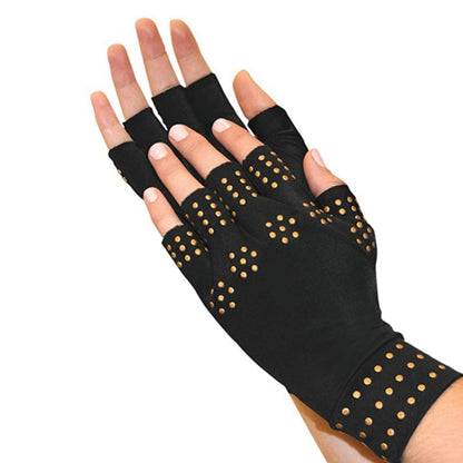 Dispensing Half Finger Non-slip Pressure Gloves Joint Training Sports Gloves, Free Size