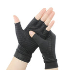 Outdoor Cycling Half Finger Gloves Inflammatory Joint Rehabilitation Silicone Gloves, S, M, L, XL