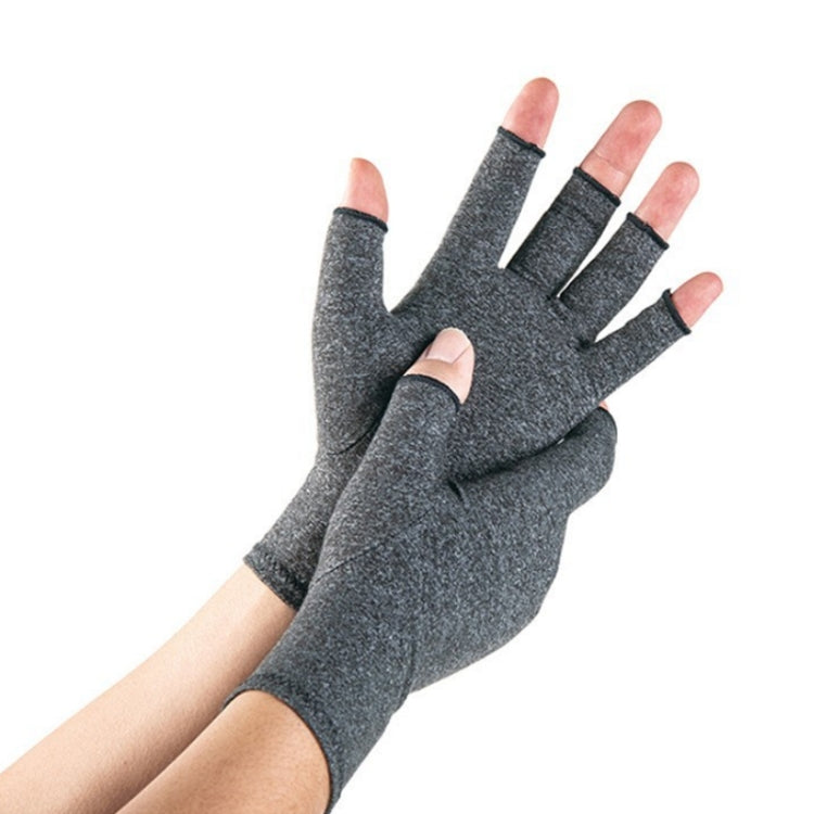 Outdoor Half Finger Joint Care Compression Cycling Gloves, S, M, L, XL