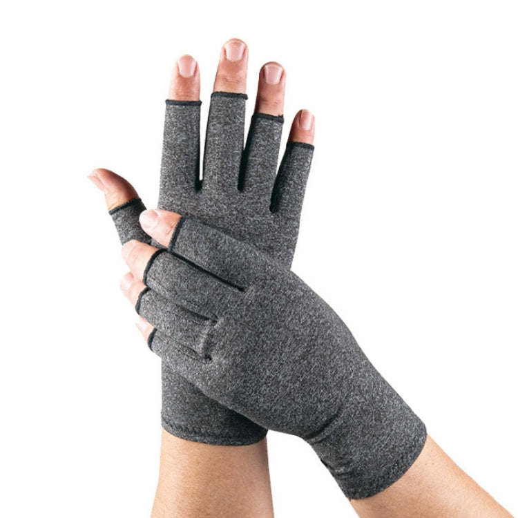 Outdoor Half Finger Joint Care Compression Cycling Gloves, S, M, L, XL