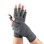 Outdoor Half Finger Joint Care Compression Cycling Gloves, S, M, L, XL