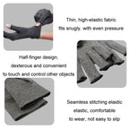 Outdoor Half Finger Joint Care Compression Cycling Gloves, S, M, L, XL