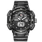 SMAEL 8045 Outdoor Waterproof Time Sports Luminous Dual Display Watch